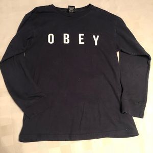 Long sleeved obey shirt from pacsun